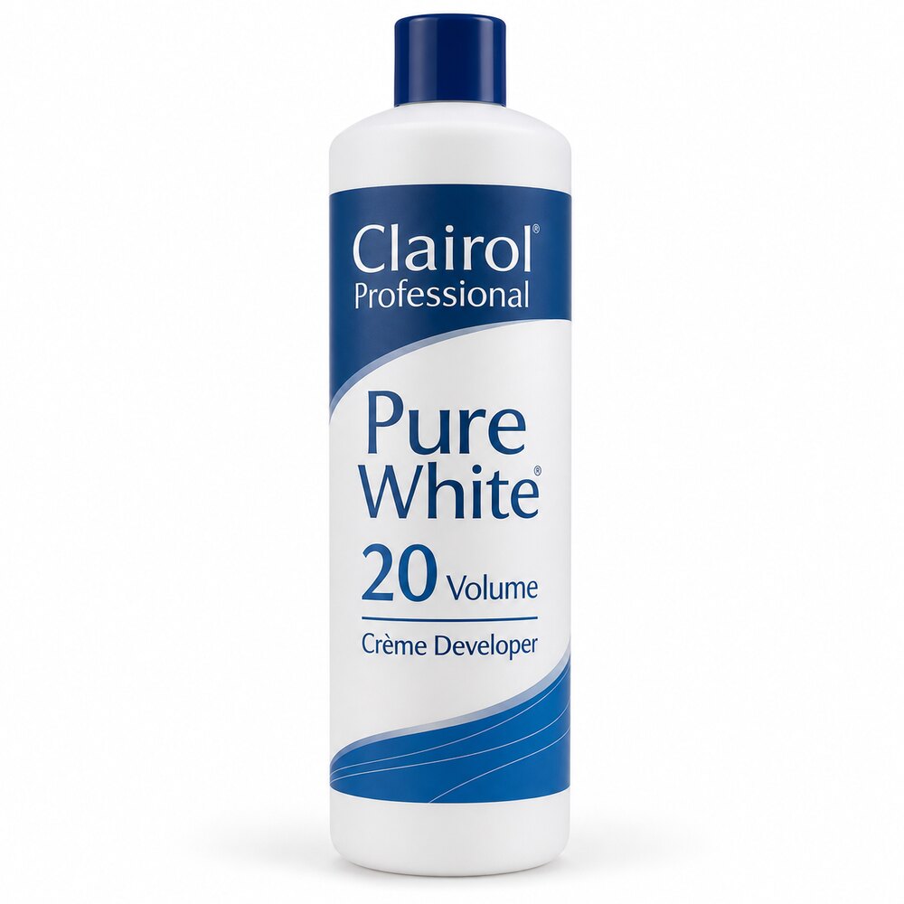 Clairol Professional Pure White Cream Developer on a clean white background
