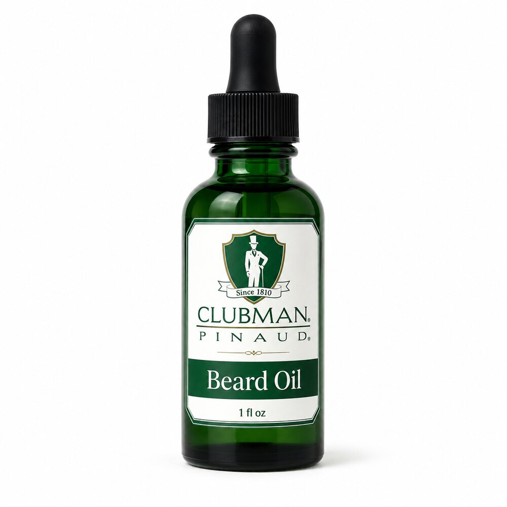 Clubman Pinaud Beard Oil 1oz on a clean white background