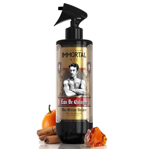 Immortal NYC One Million Dollars Barber Cologne Spray