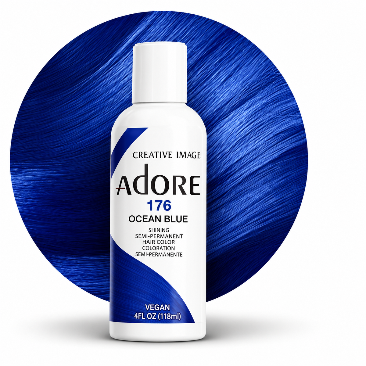 Creative Image Adore Semi-Permanent Hair Color Ocean Blue 176 - 4oz