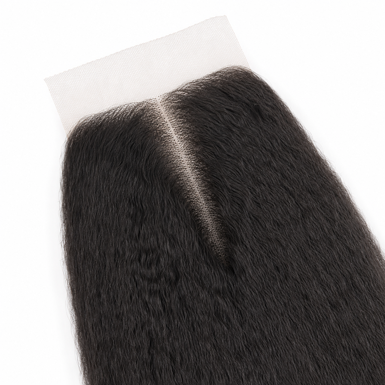 DD Hair Experience 2x6 HD Lace Kinky Straight Closure – 1B/Natural Black