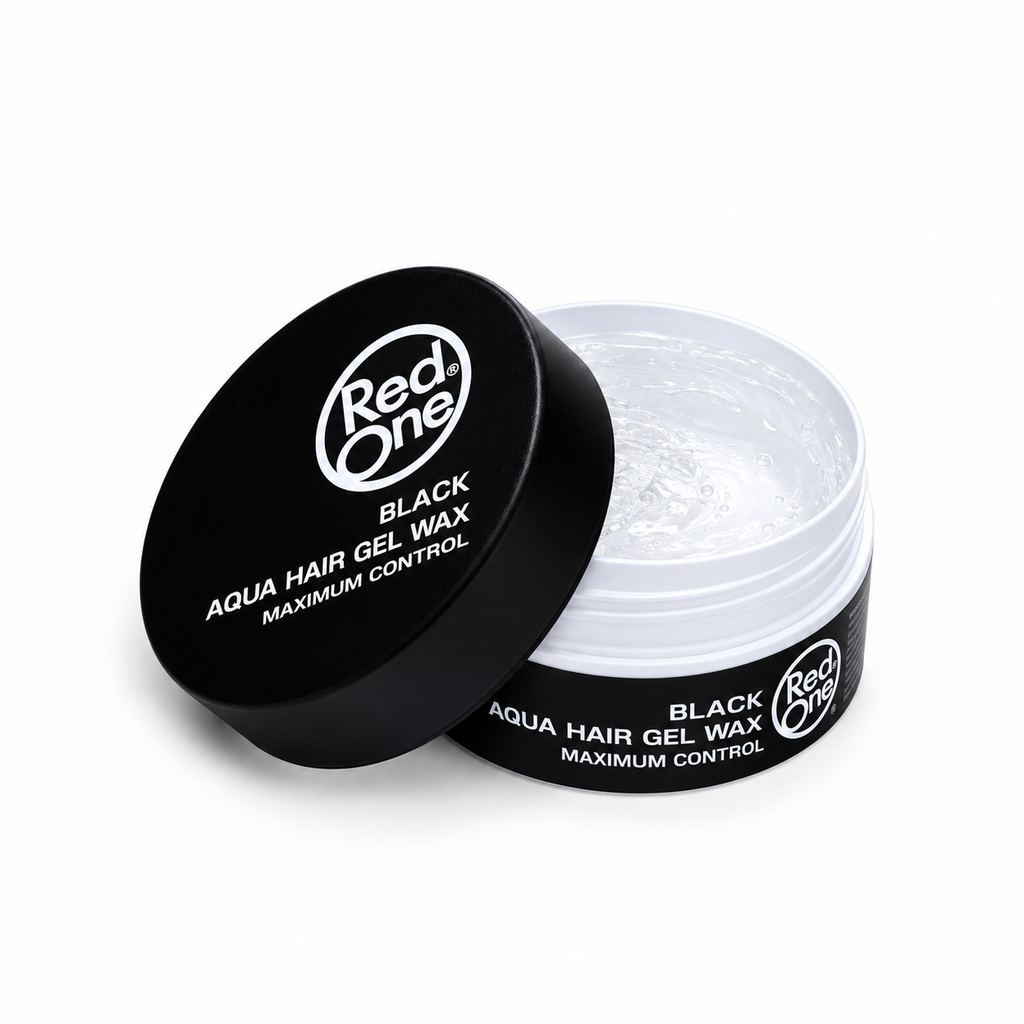 Red One Aqua Hair Gel Wax Black – Full Force Maximum Control 5.07 oz