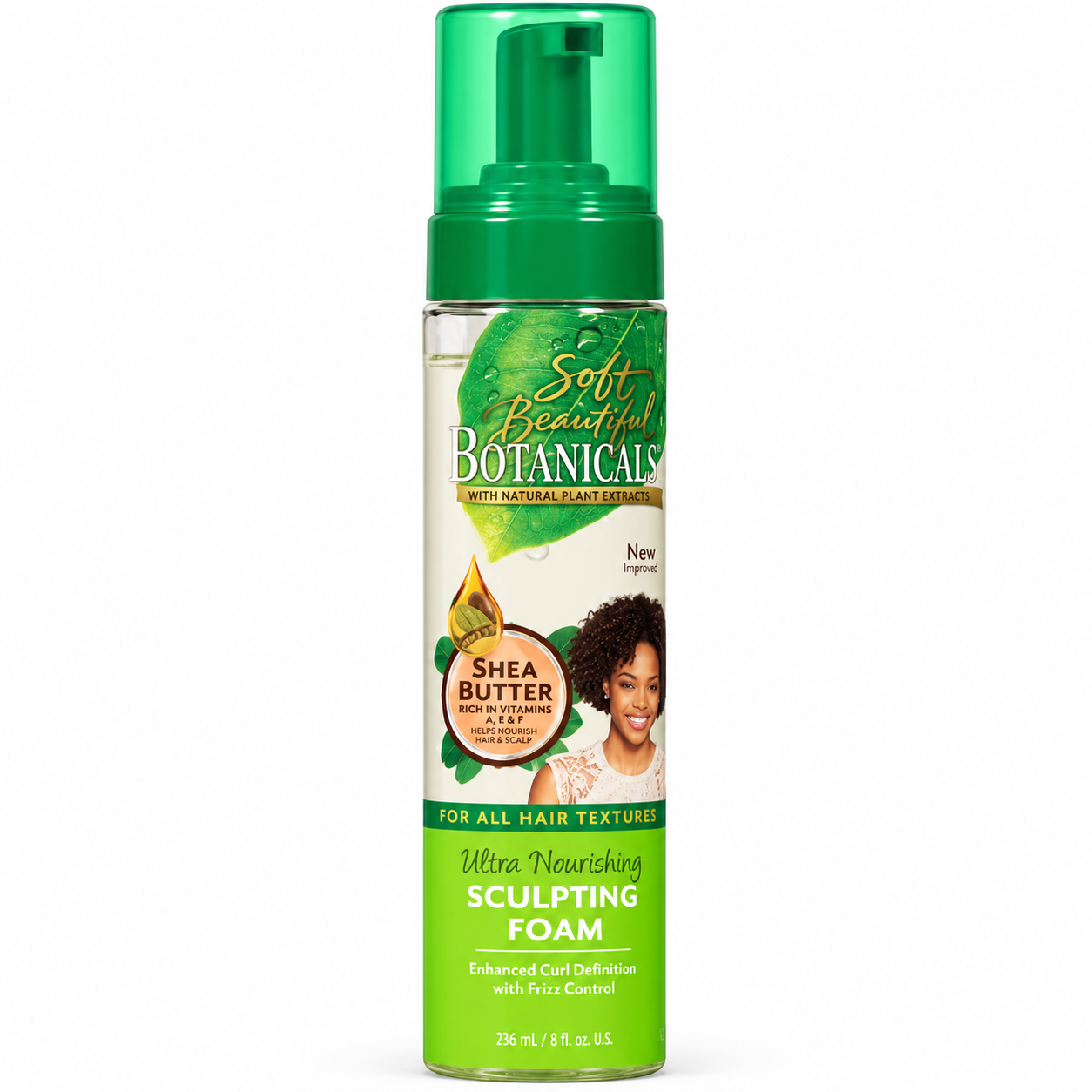 Soft & Beautiful Botanicals Ultra Nourishing Sculpting Foam 8.5 oz