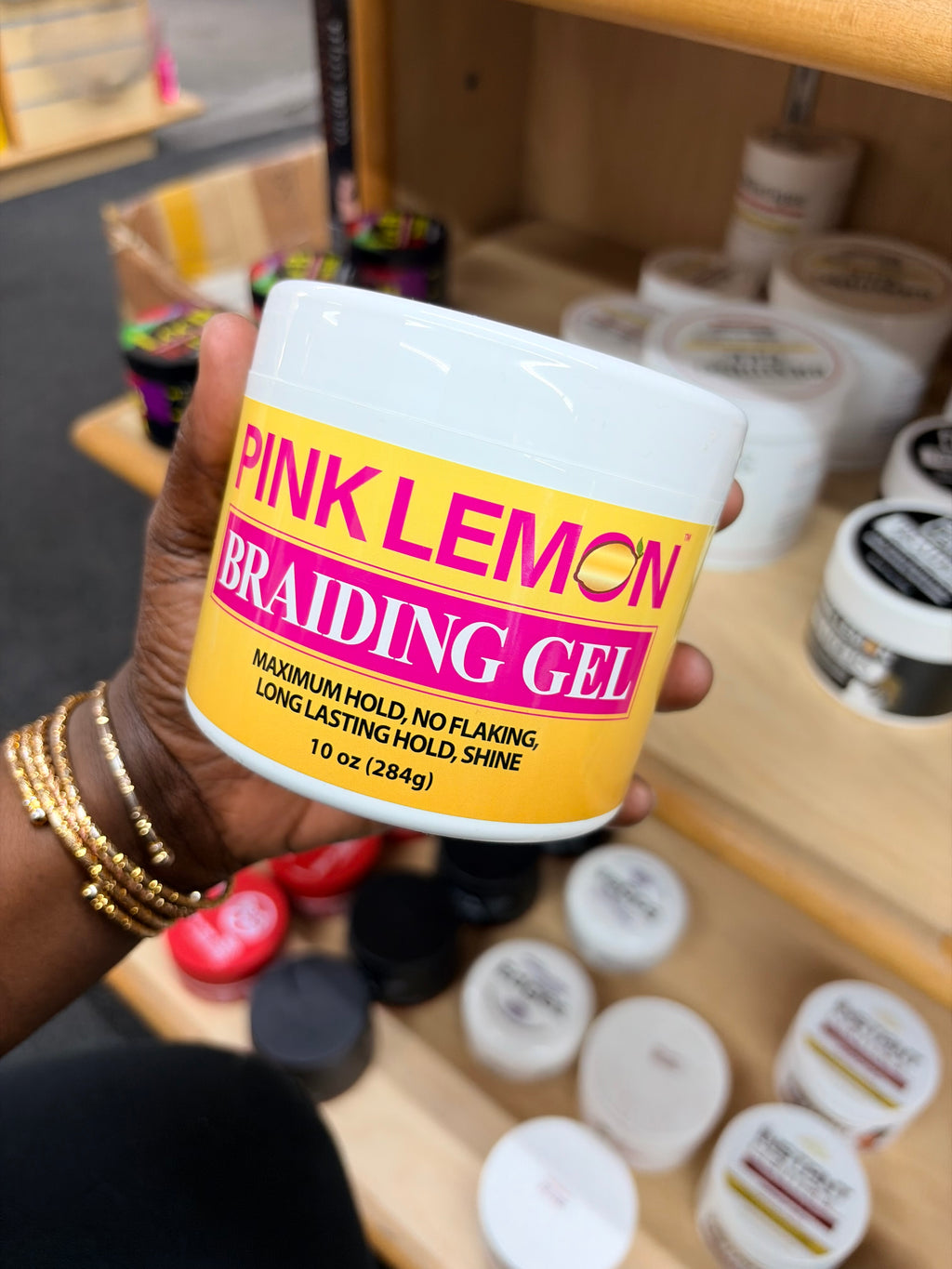 Pink Lemon Braiding Gel 10oz