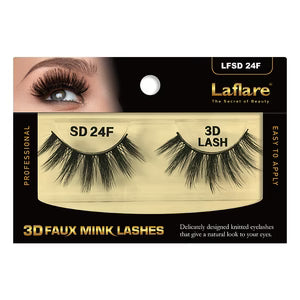 Laflare 3D Faux Mink 100% Premium Silk Eye Lashes
