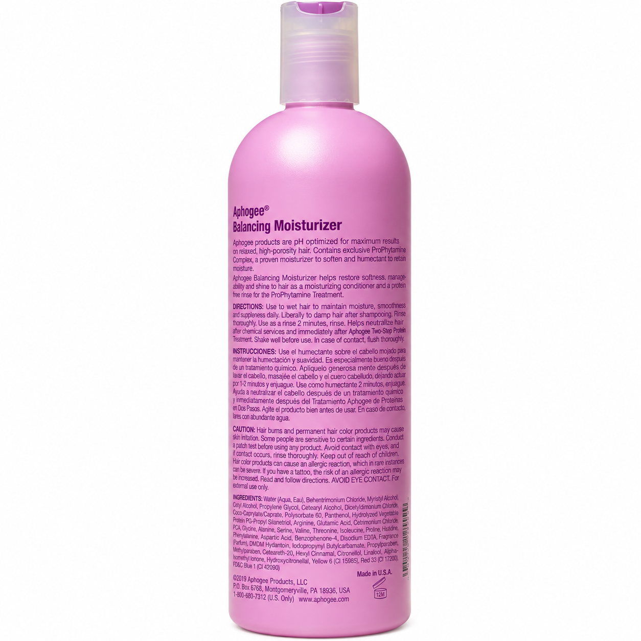 ApHogee Balancing Moisturizer 8 oz – Hydrating Hair Conditioner