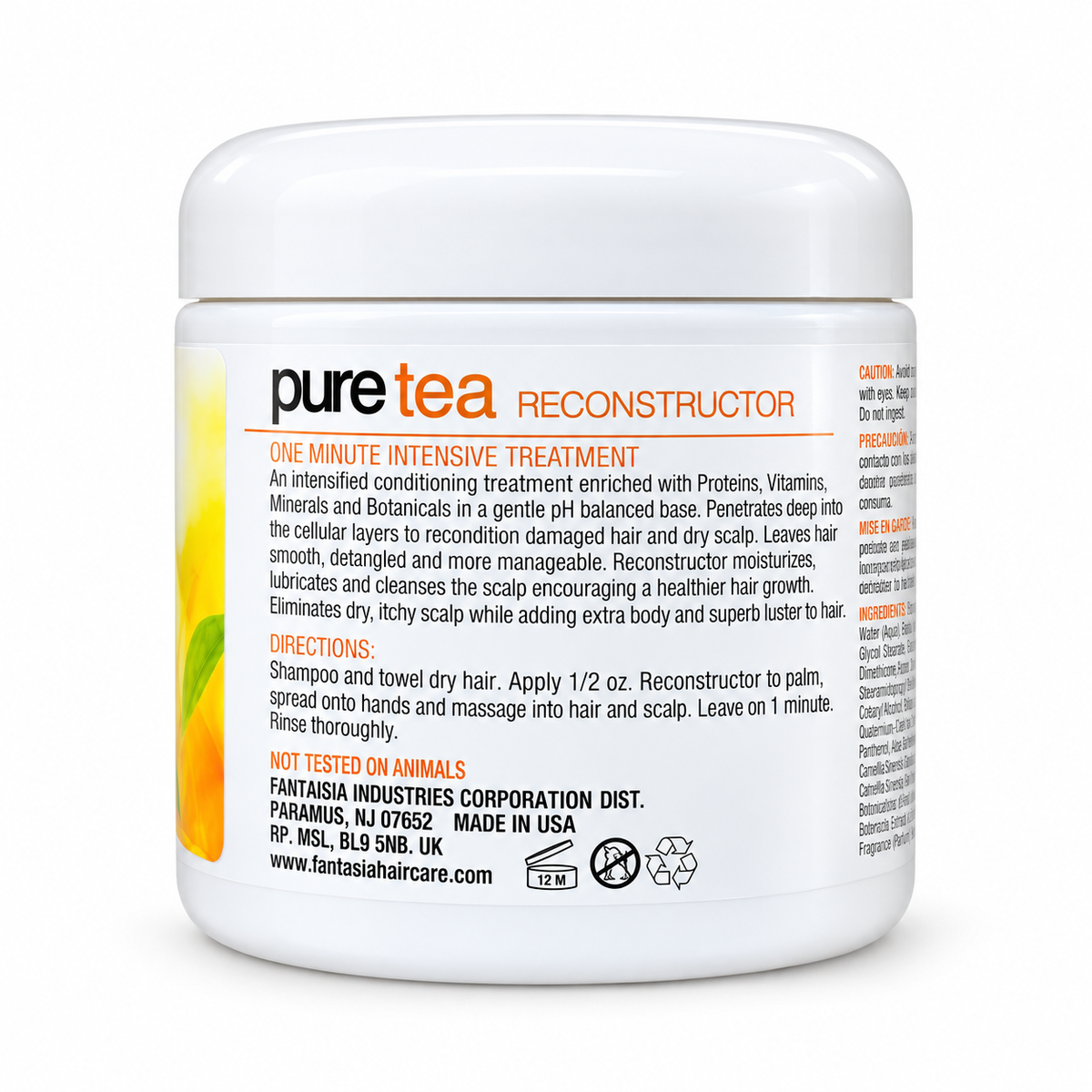 Fantasia Pure Tea Reconstructor One Minute Intensive Treatment 16oz