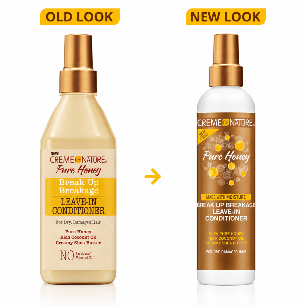 Crème Of Nature Pure Honey Break Up Breakage Leave In Conditioner 8oz