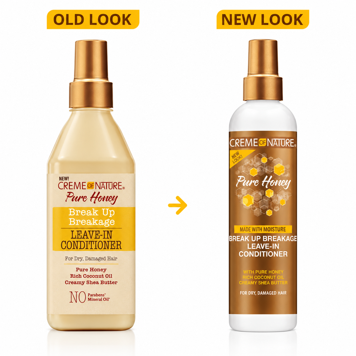 Crème Of Nature Pure Honey Break Up Breakage Leave In Conditioner 8oz