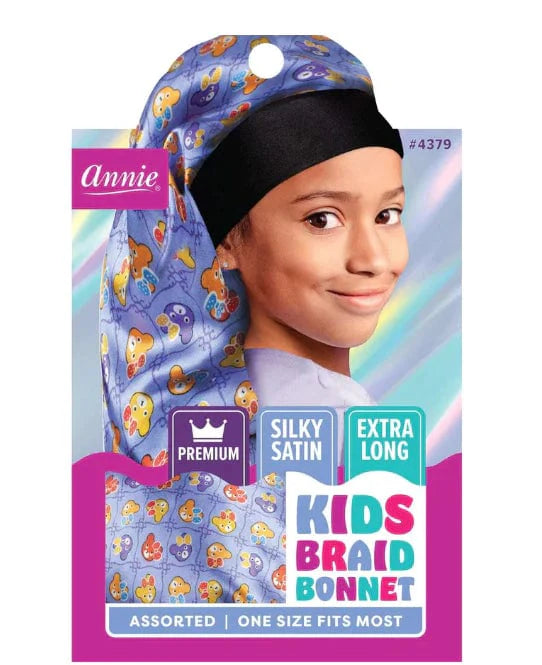 Annie Kids Braid Bonnet Wide Band 4379 Assorted