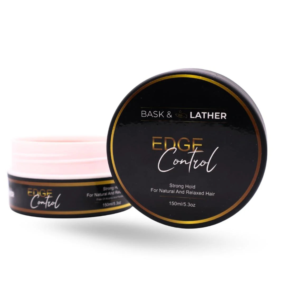 Bask & Lather Edge Control Strong Hold For Natural And Relaxed Hair