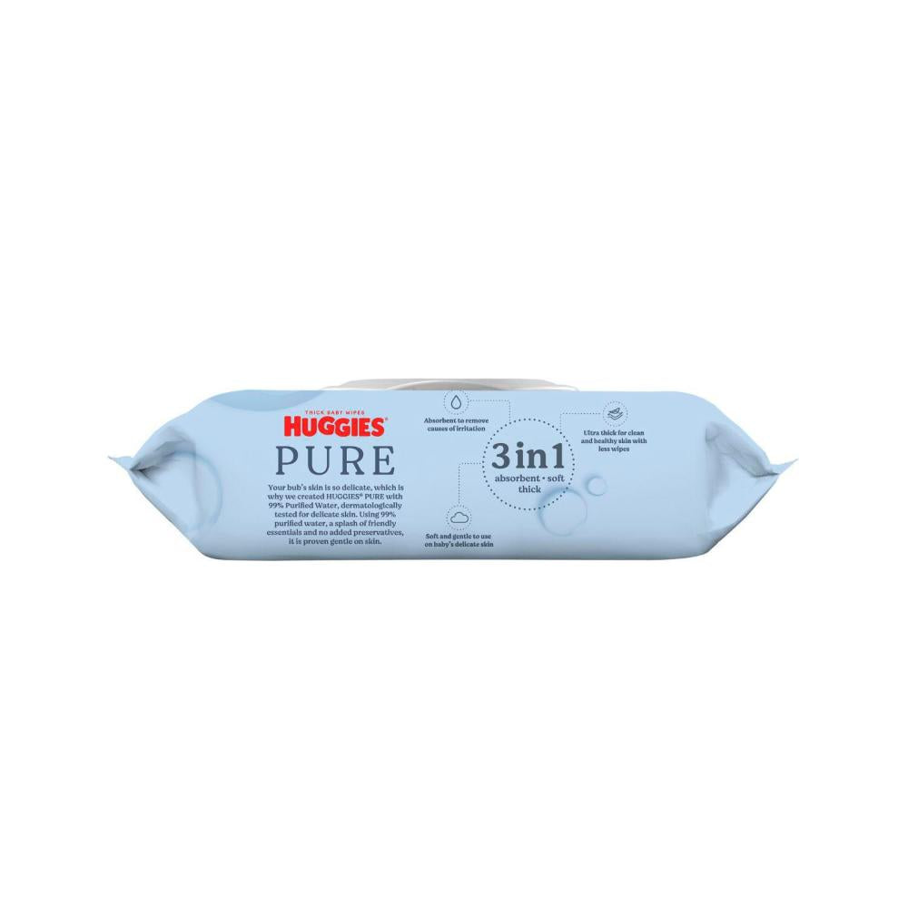 Huggies Pure Baby Wipes 99% Water