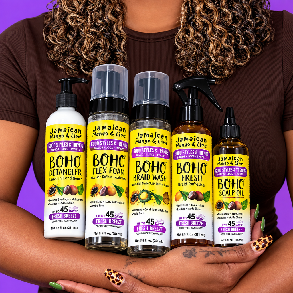 Jamaican Mango & Lime Boho Braid Wash 8 oz – Protective Style Cleanser