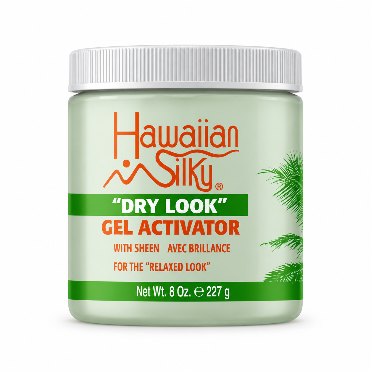 Hawaiian Silky Dry Look Gel Activator 8oz – Curl Definition & Frizz Control