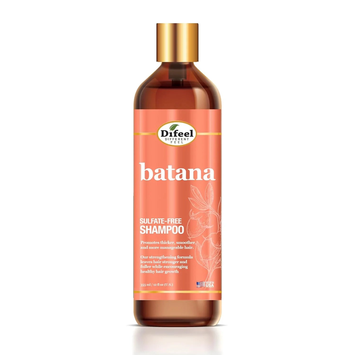 Difeel Batana Sulfate Free Shampoo 12oz