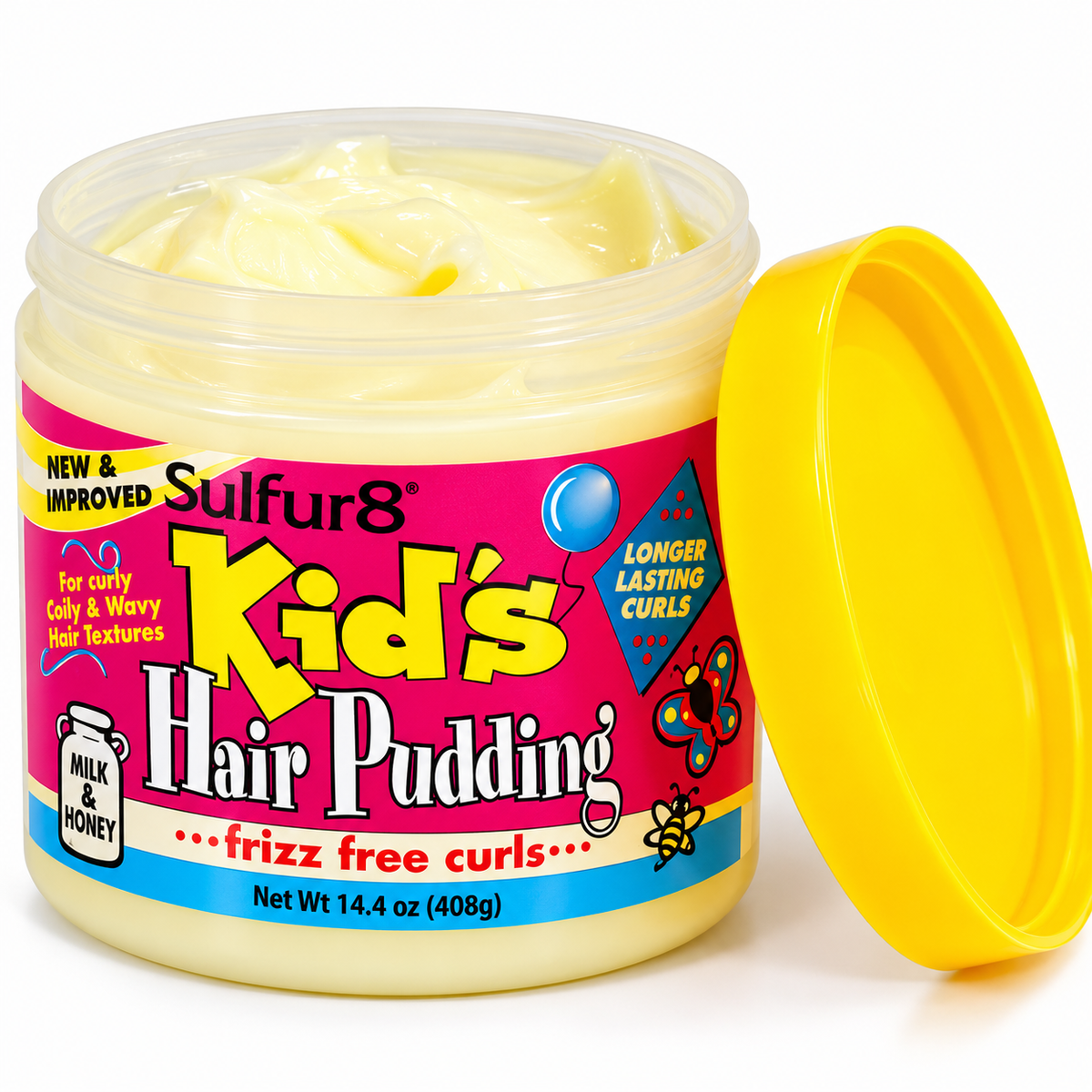 Sulfur8 Kids Hair Pudding Frizz Free Curls 14.4 oz – Milk & Honey