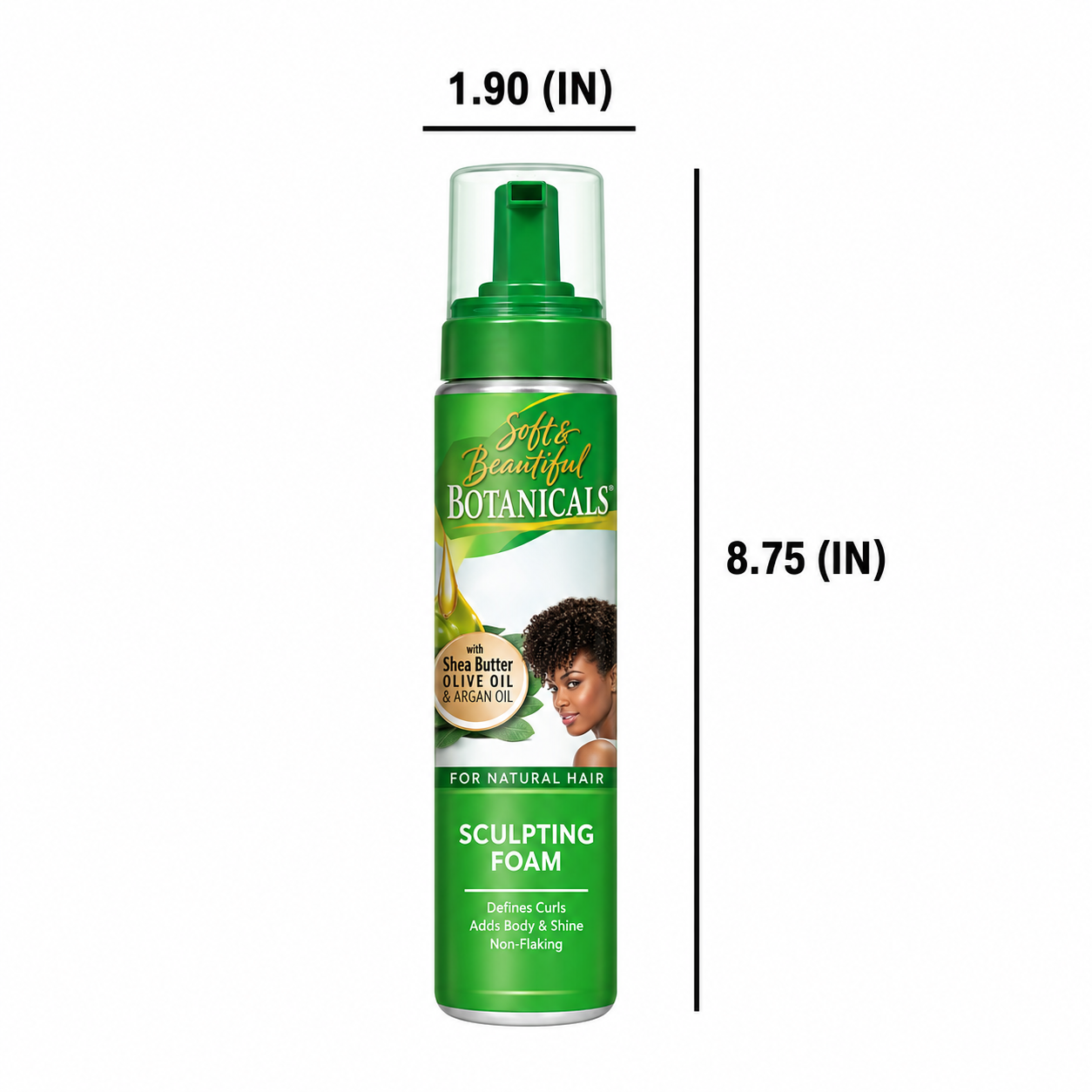 Soft & Beautiful Botanicals Ultra Nourishing Sculpting Foam 8.5 oz