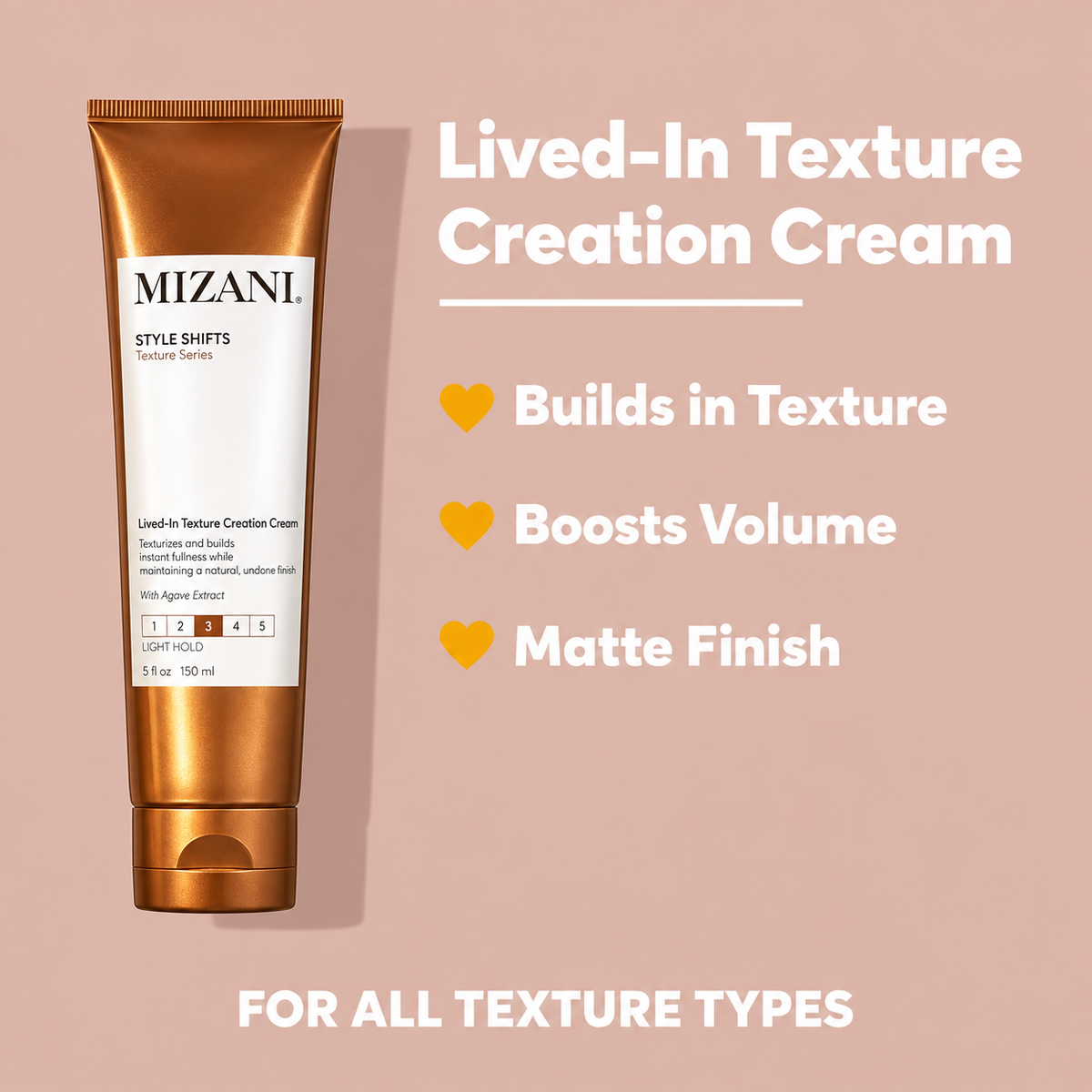 MIZANI Lived-In Texture Creation Cream 5.1 oz