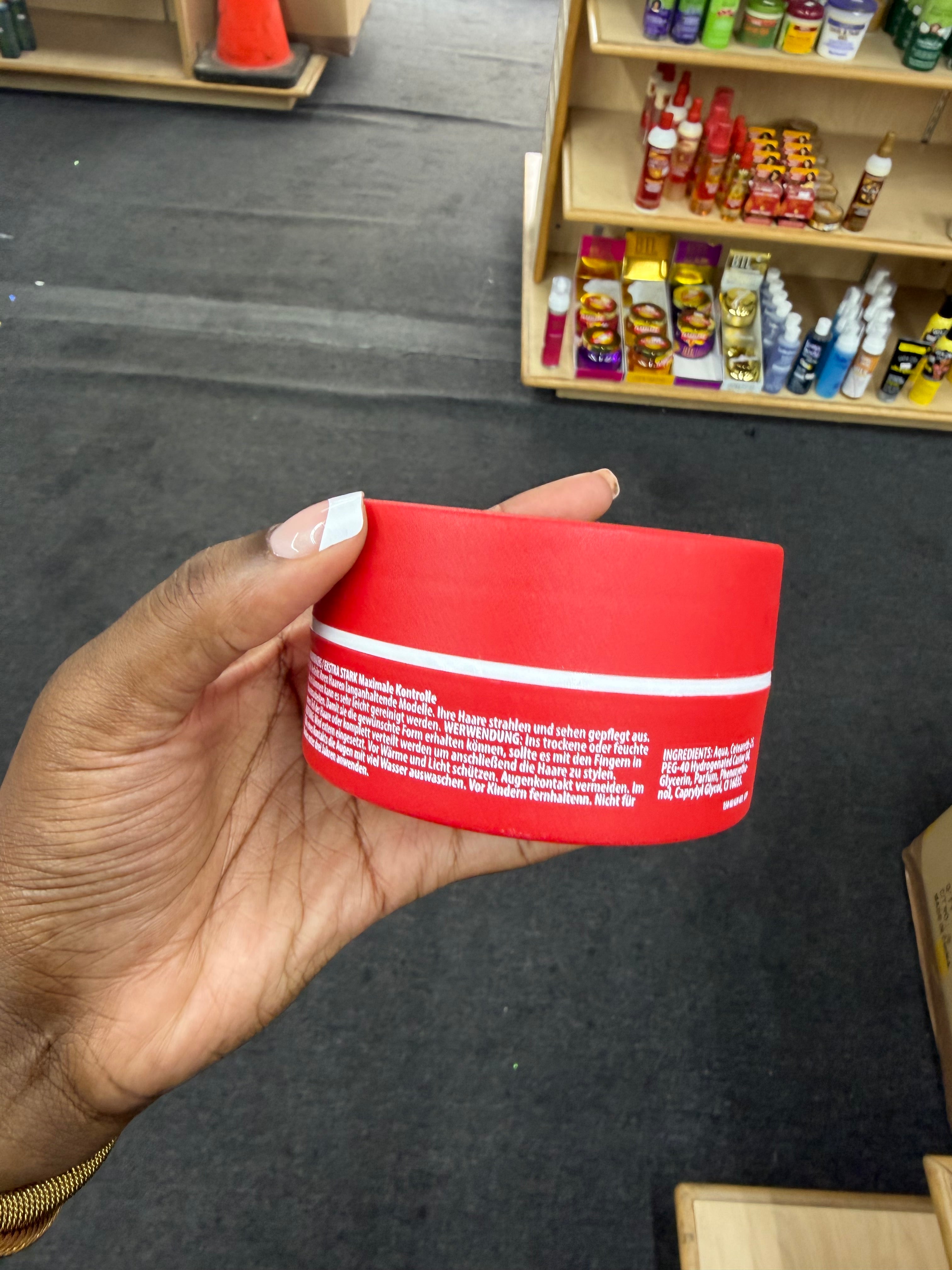 Red One Aqua Hair Wax Red 5.07oz