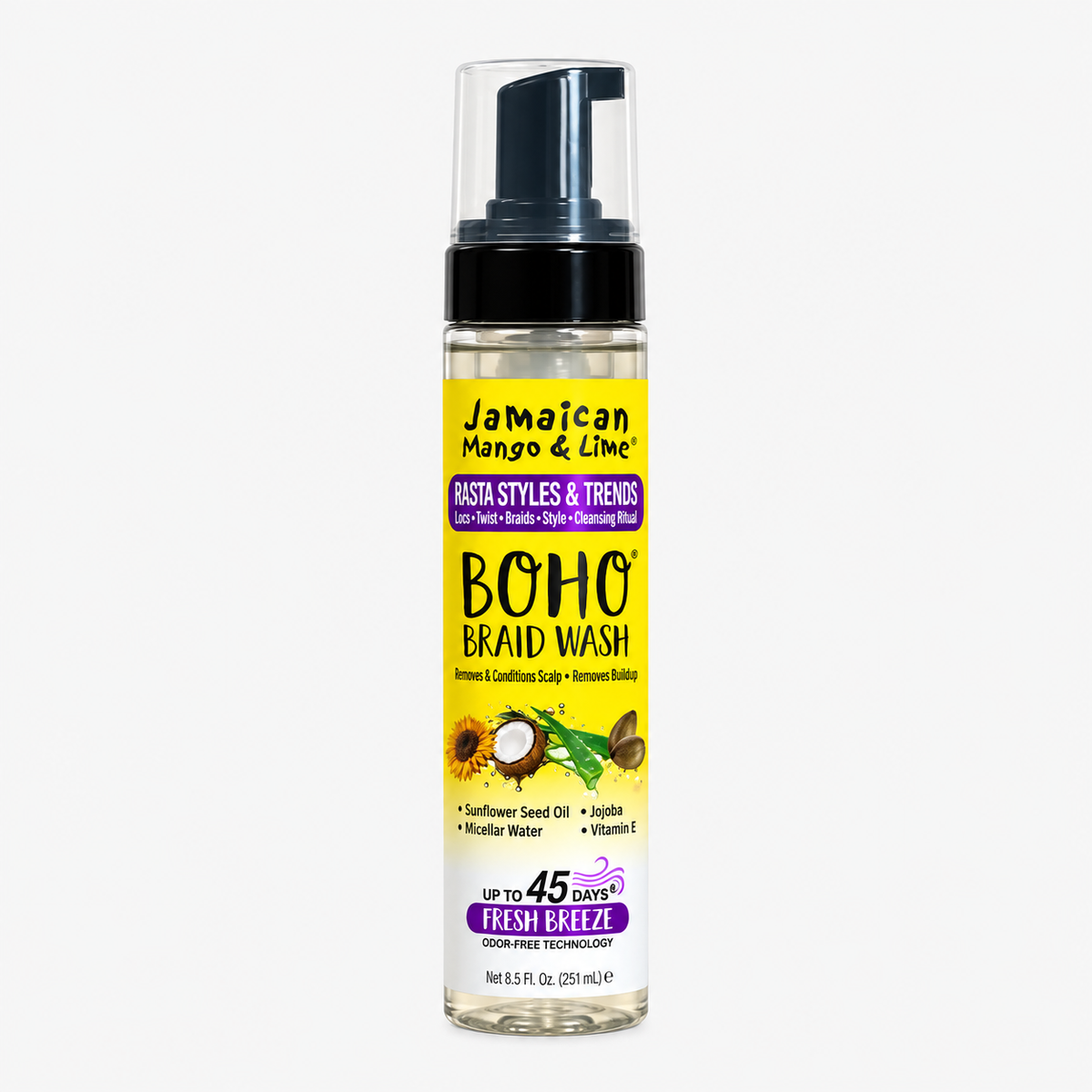 Jamaican Mango & Lime Boho Braid Wash 8 oz – Protective Style Cleanser