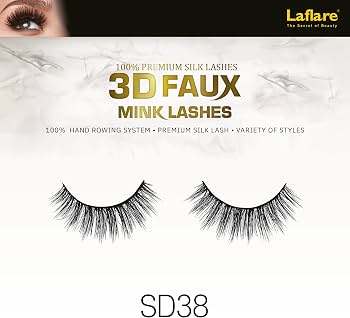 Laflare 3D Faux Mink 100% Premium Silk Eye Lashes
