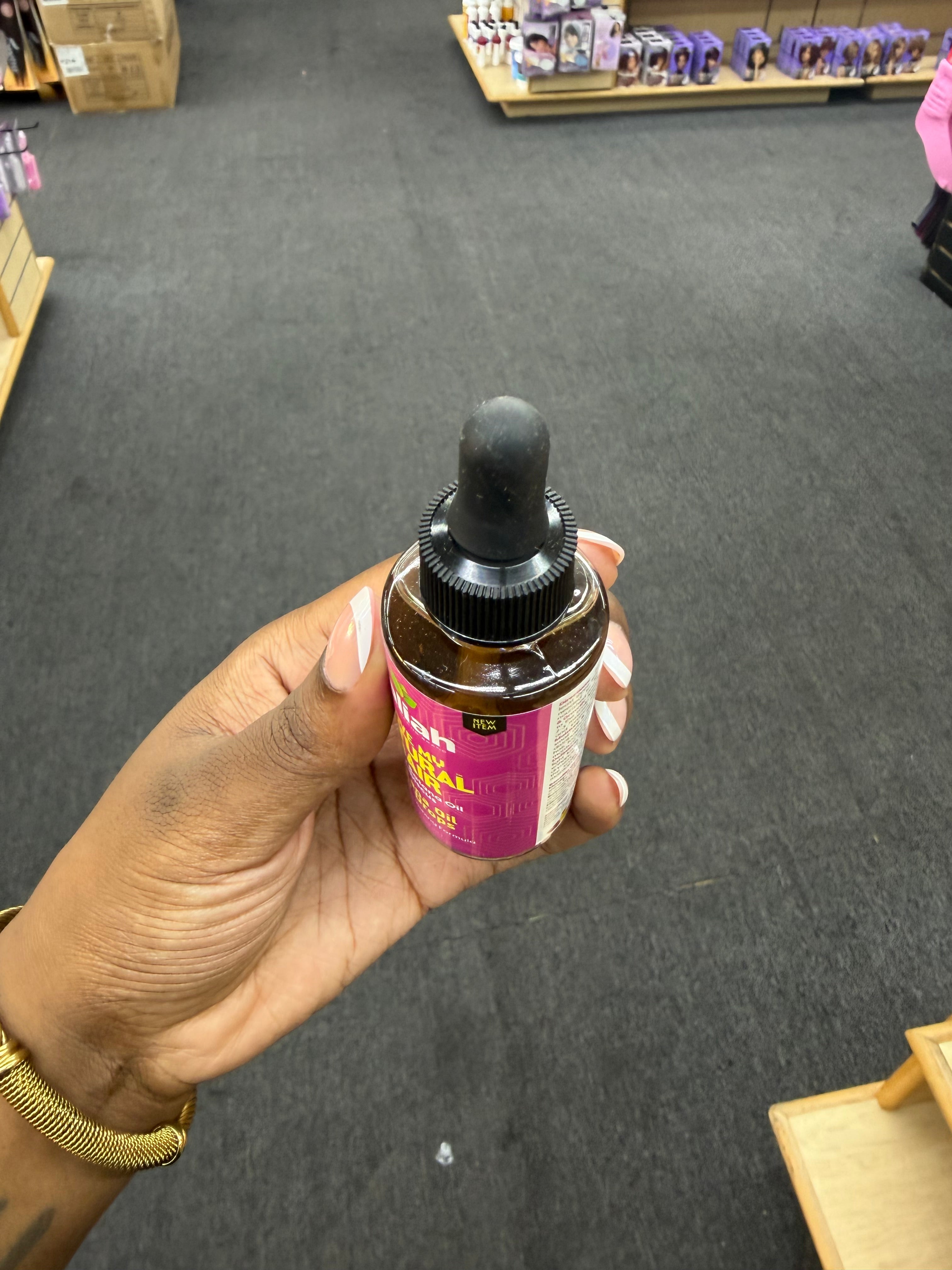 Taliah Waajid Love My Natural Hair Honey Batana Oil Hibiscus Batana Oil Gro Drops 2oz