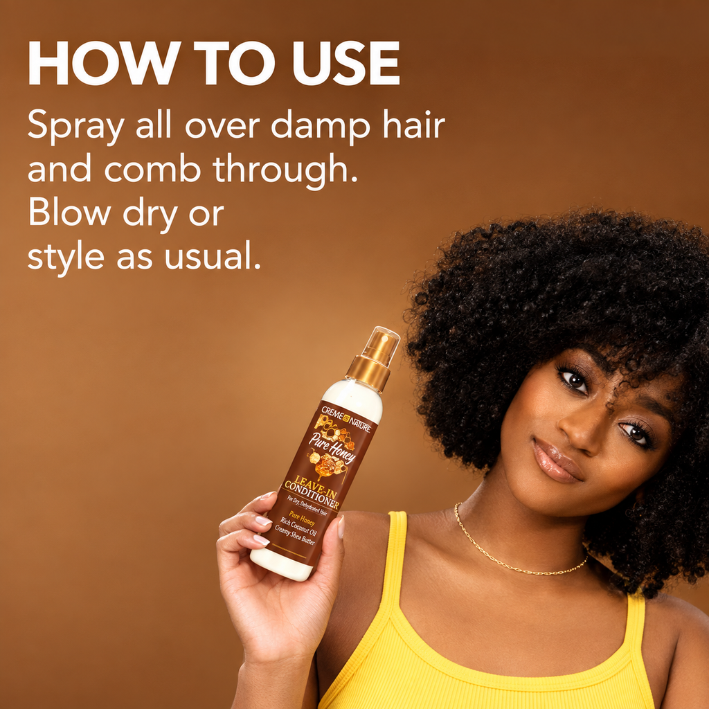 Crème Of Nature Pure Honey Break Up Breakage Leave In Conditioner 8oz