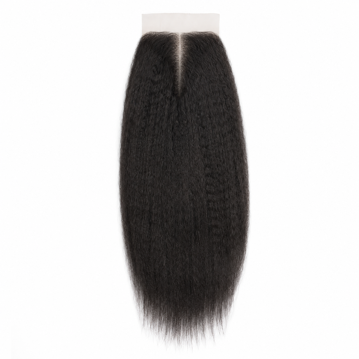 DD Hair Experience 2x6 HD Lace Kinky Straight Closure – 1B/Natural Black