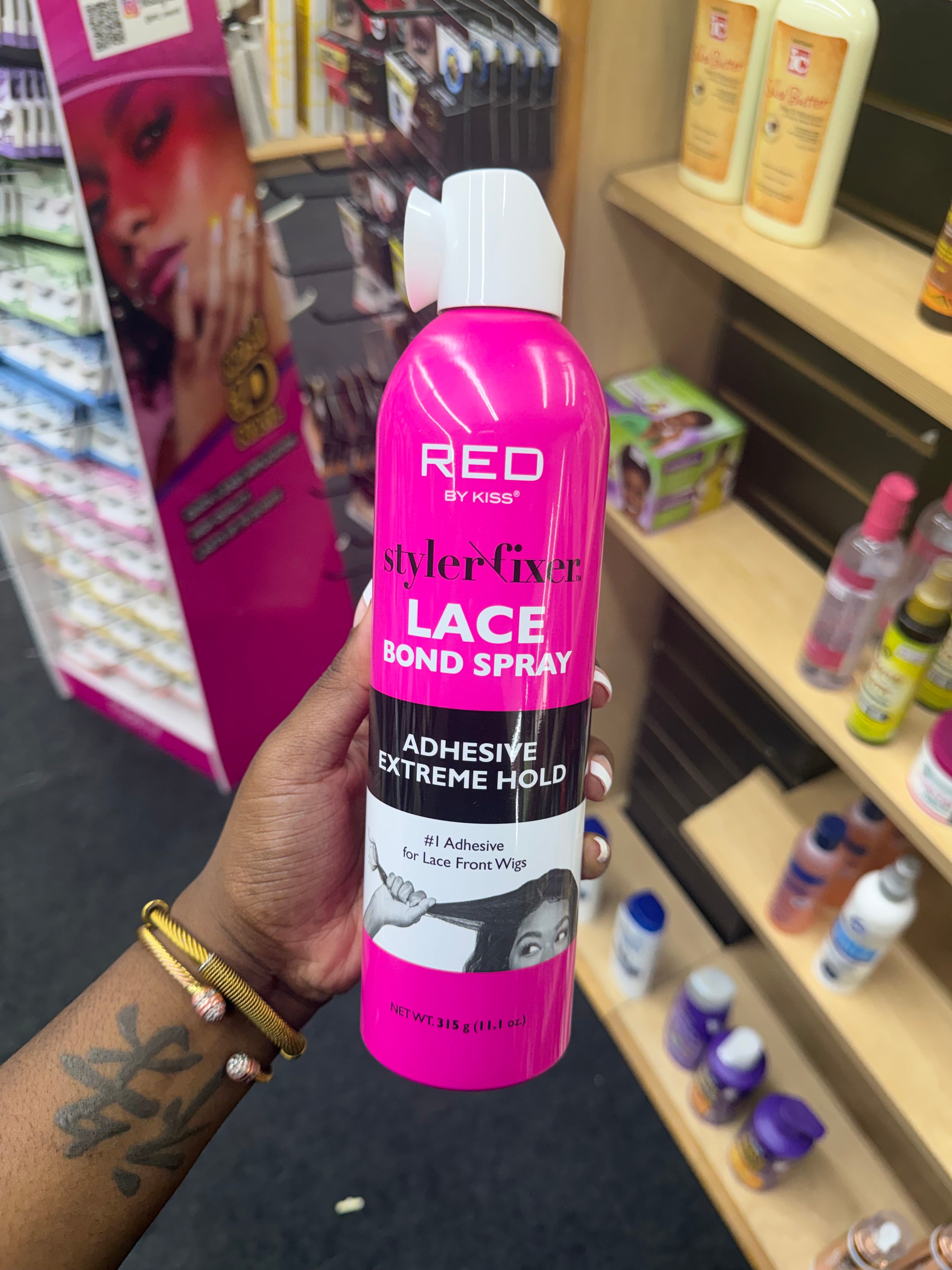 RED by KISS Styler Fixer Lace Bond Spray 11.1 oz