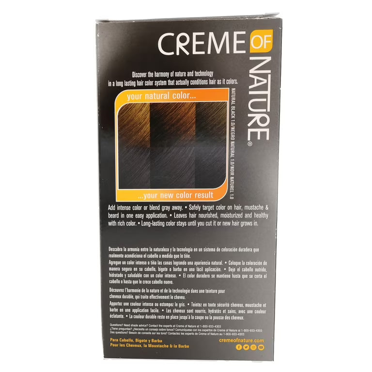Creme Of Nature Men Hair, Mustache, And Beard Dye