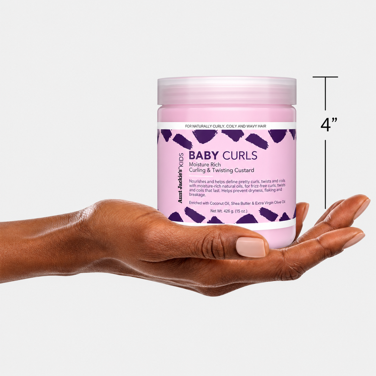 Aunt Jackie's Kids Baby Curls Moisture Rich Curling & Twisting Custard 15 oz