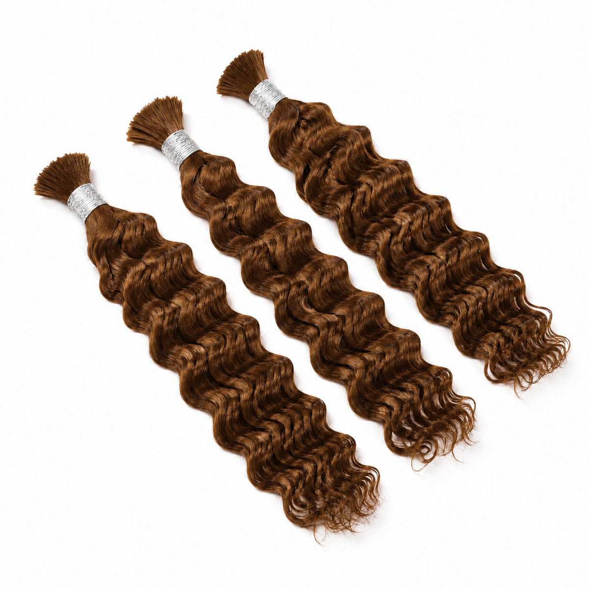 DD Hair Experience Golden Brown #30 Wet & Wavy 100% human hair available in 12 to 30 inches