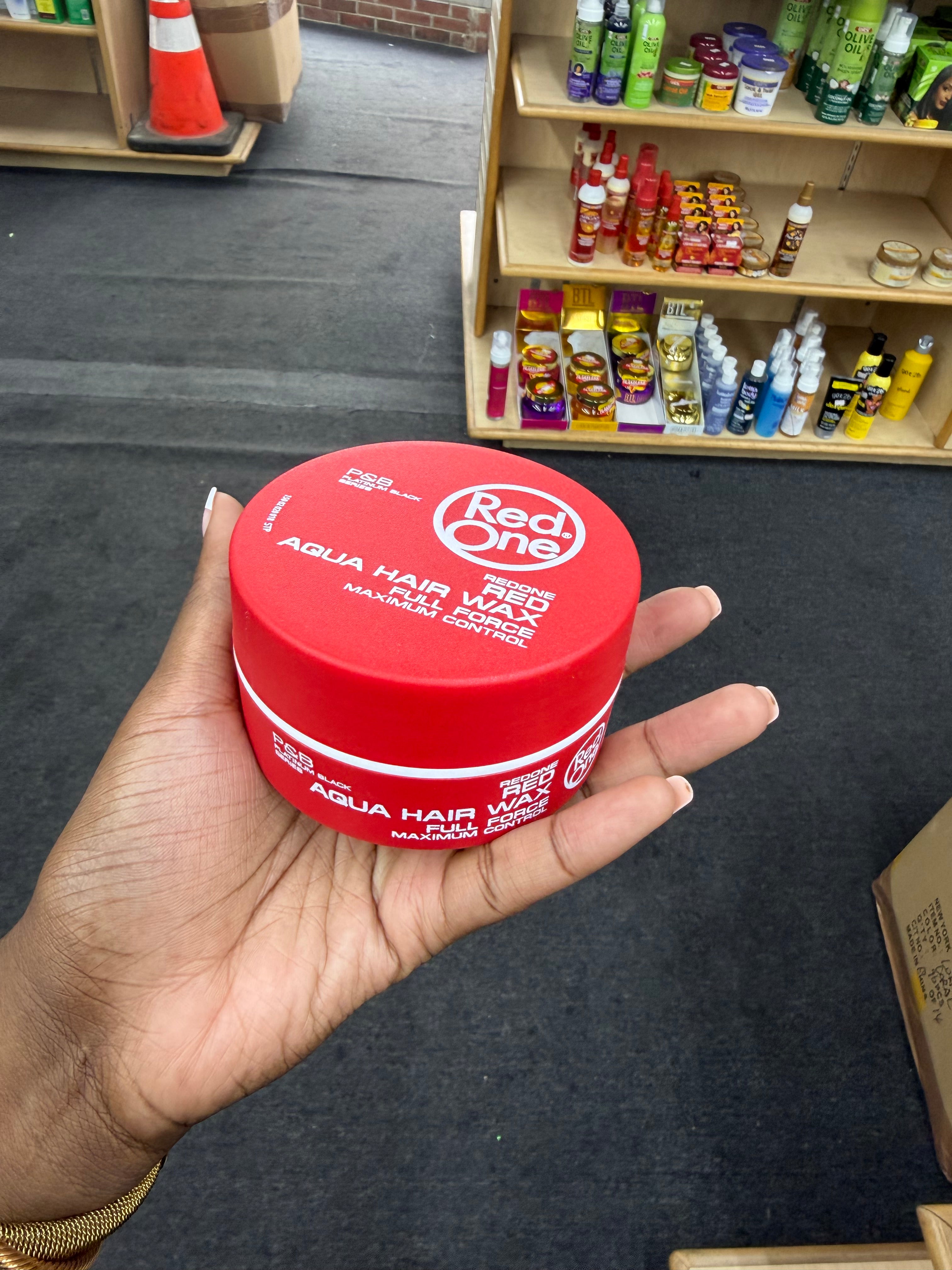 Red One Aqua Hair Wax Red 5.07oz