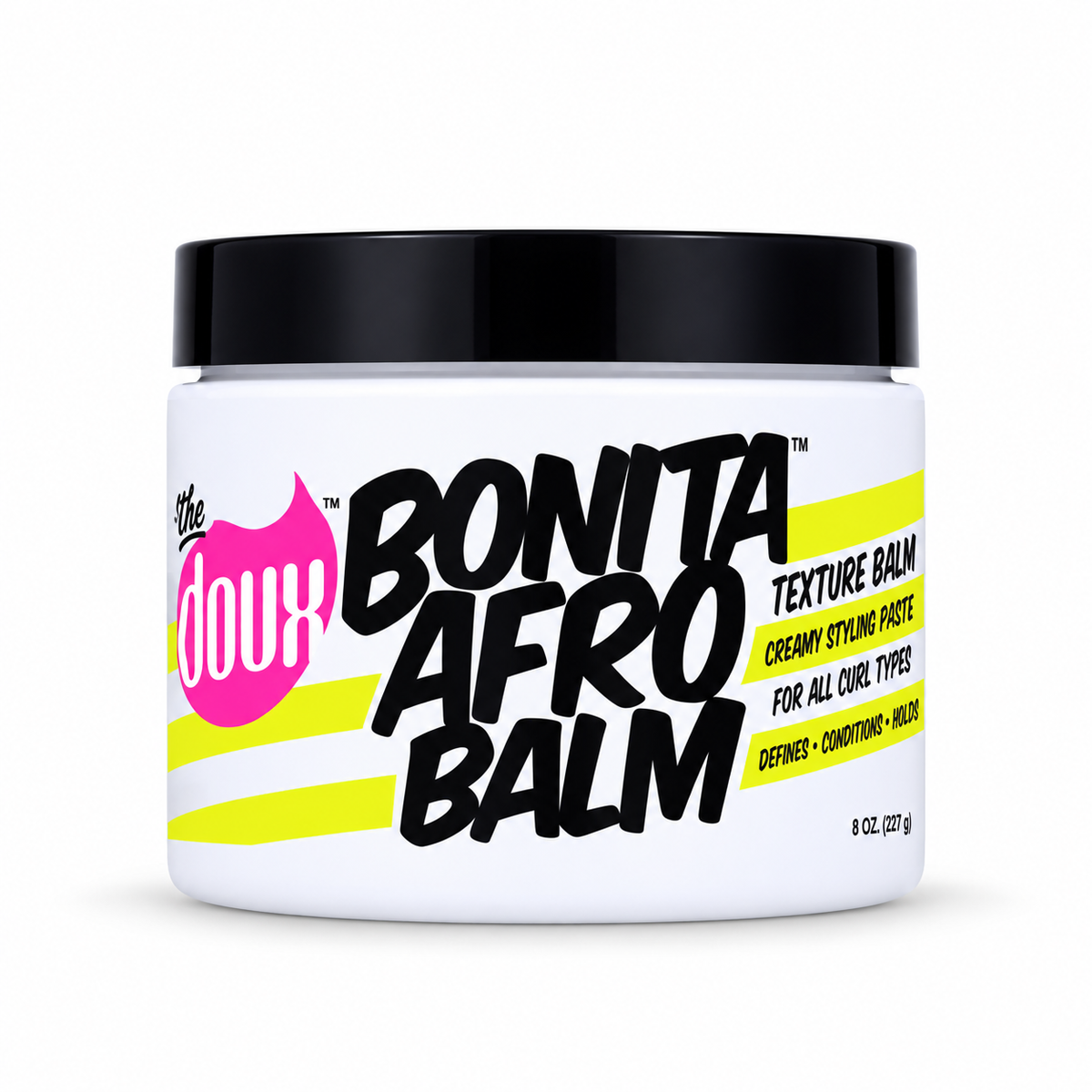 The Doux Bonita Afro Balm Texture Cream Creamy Styling Pomade For All Curl Types 16oz
