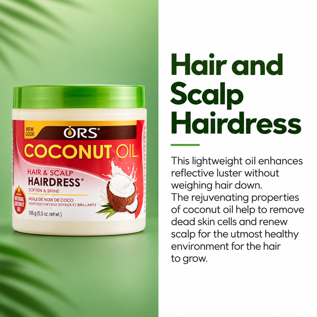 ORS Coconut Oil Infused Oil Blend Hair & Scalp Hairdress 5oz