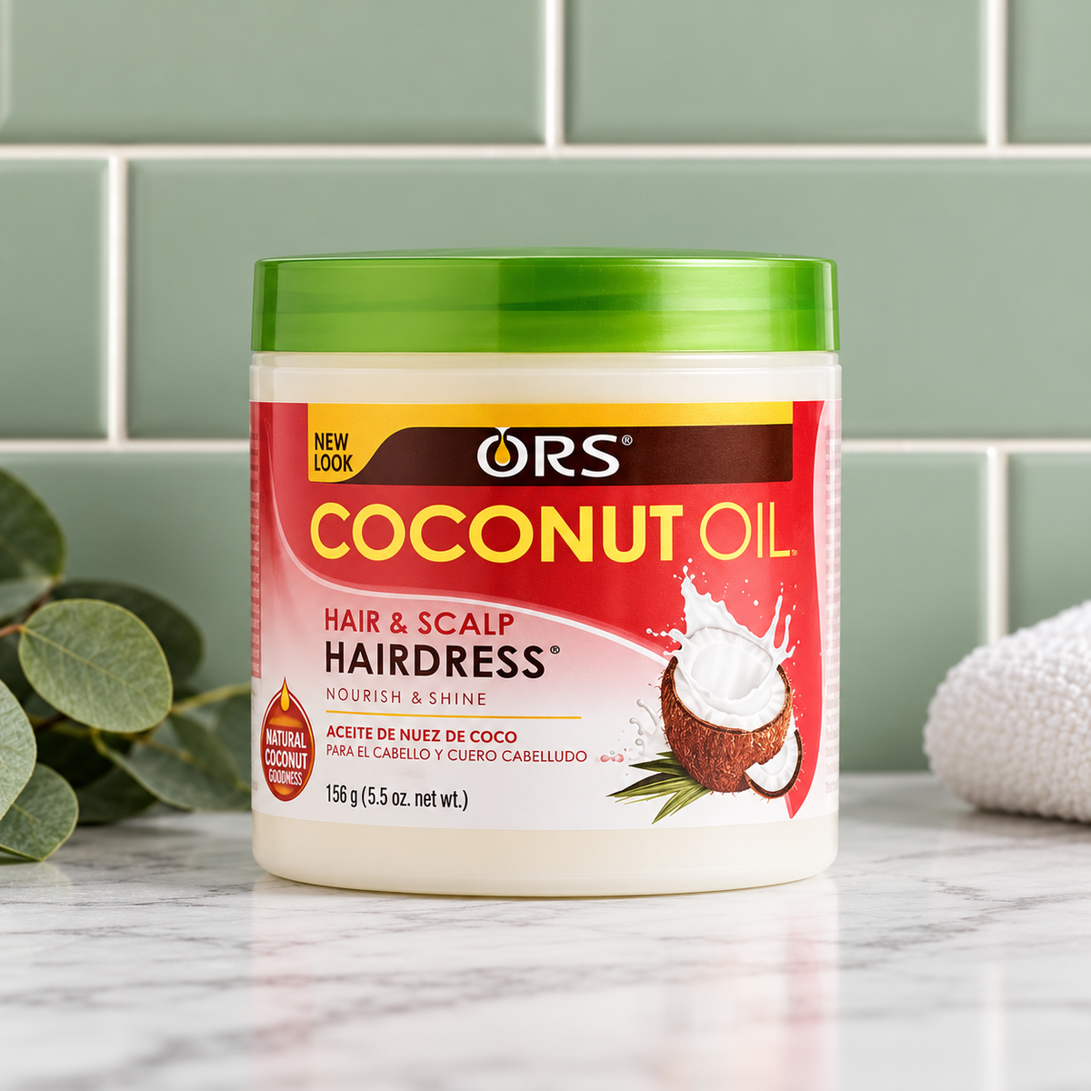 ORS Coconut Oil Infused Oil Blend Hair & Scalp Hairdress 5oz