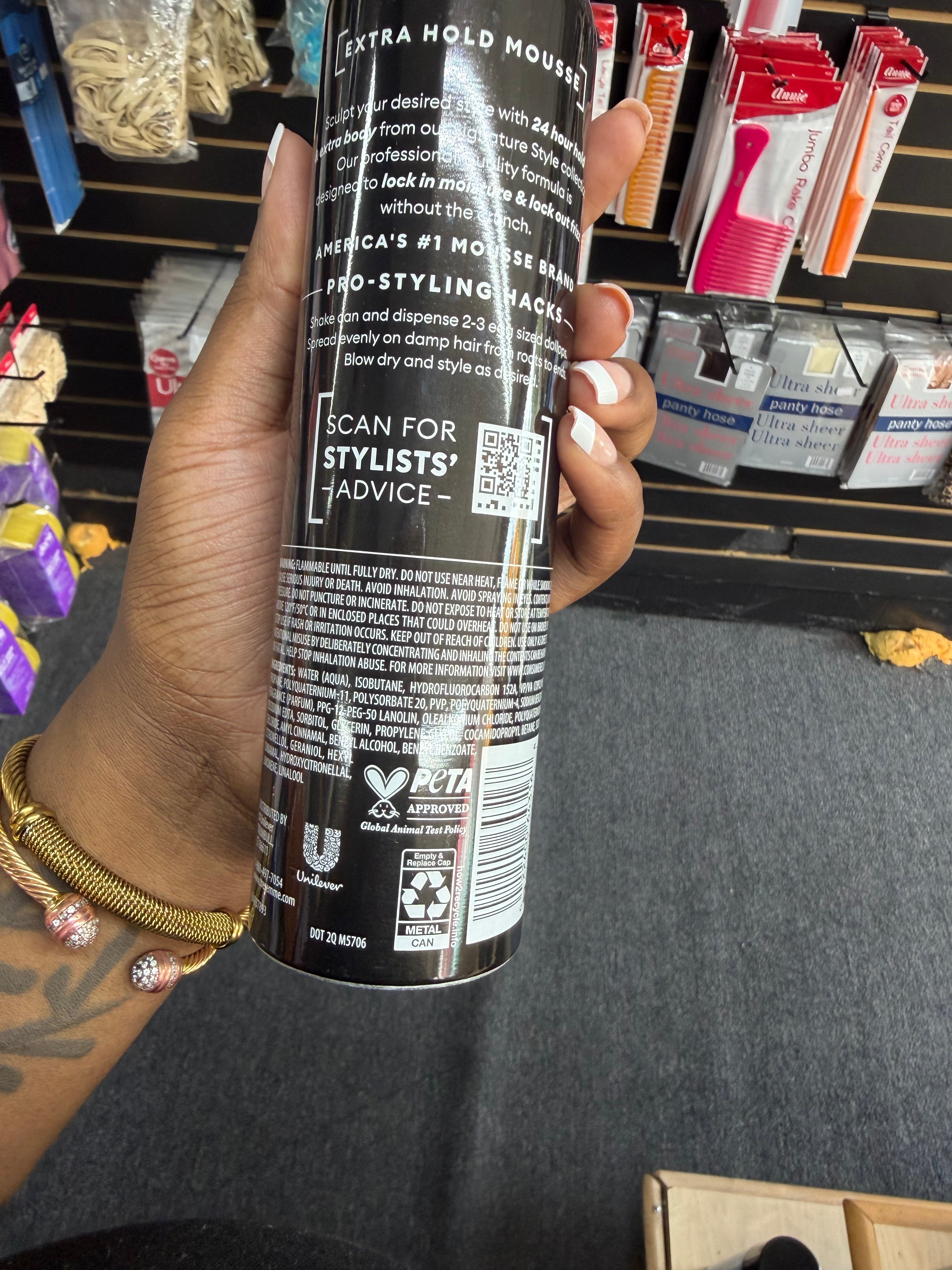 Tresmme 4+4 Extra Hold Shaping Mousse 10.50oz