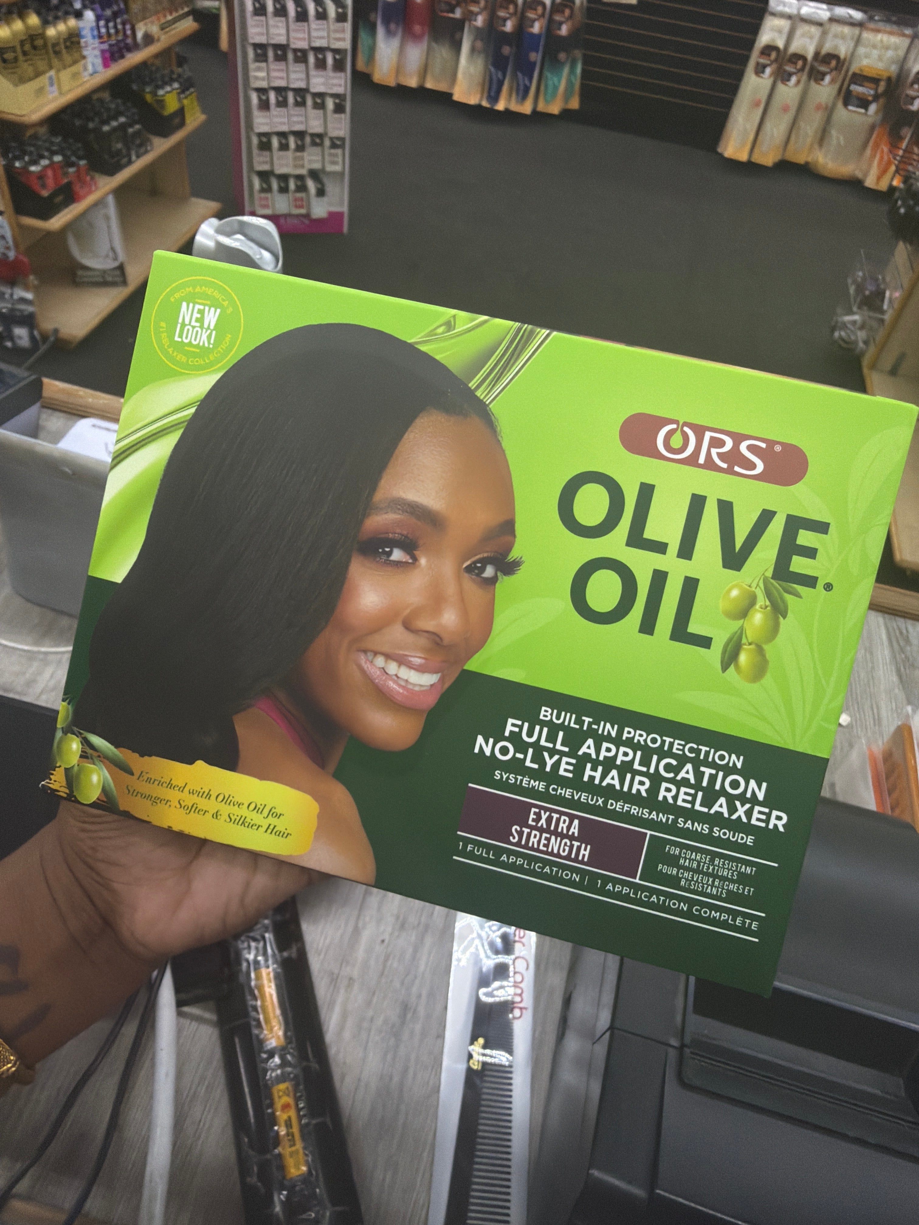 ORS Olive Oil Full Application No-Lye Hair Relaxer – Extra Strength