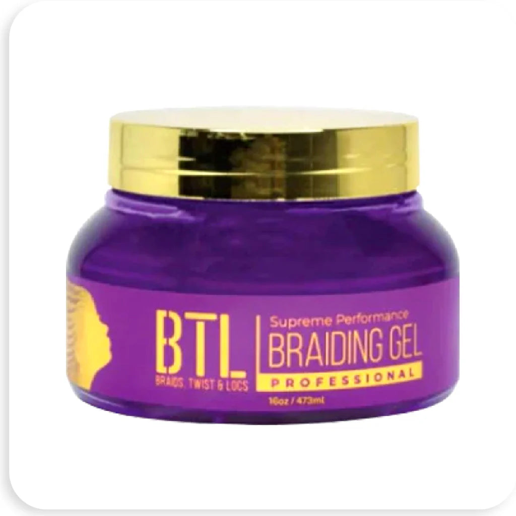 BTL Professional Braiding Gel 16oz Purple