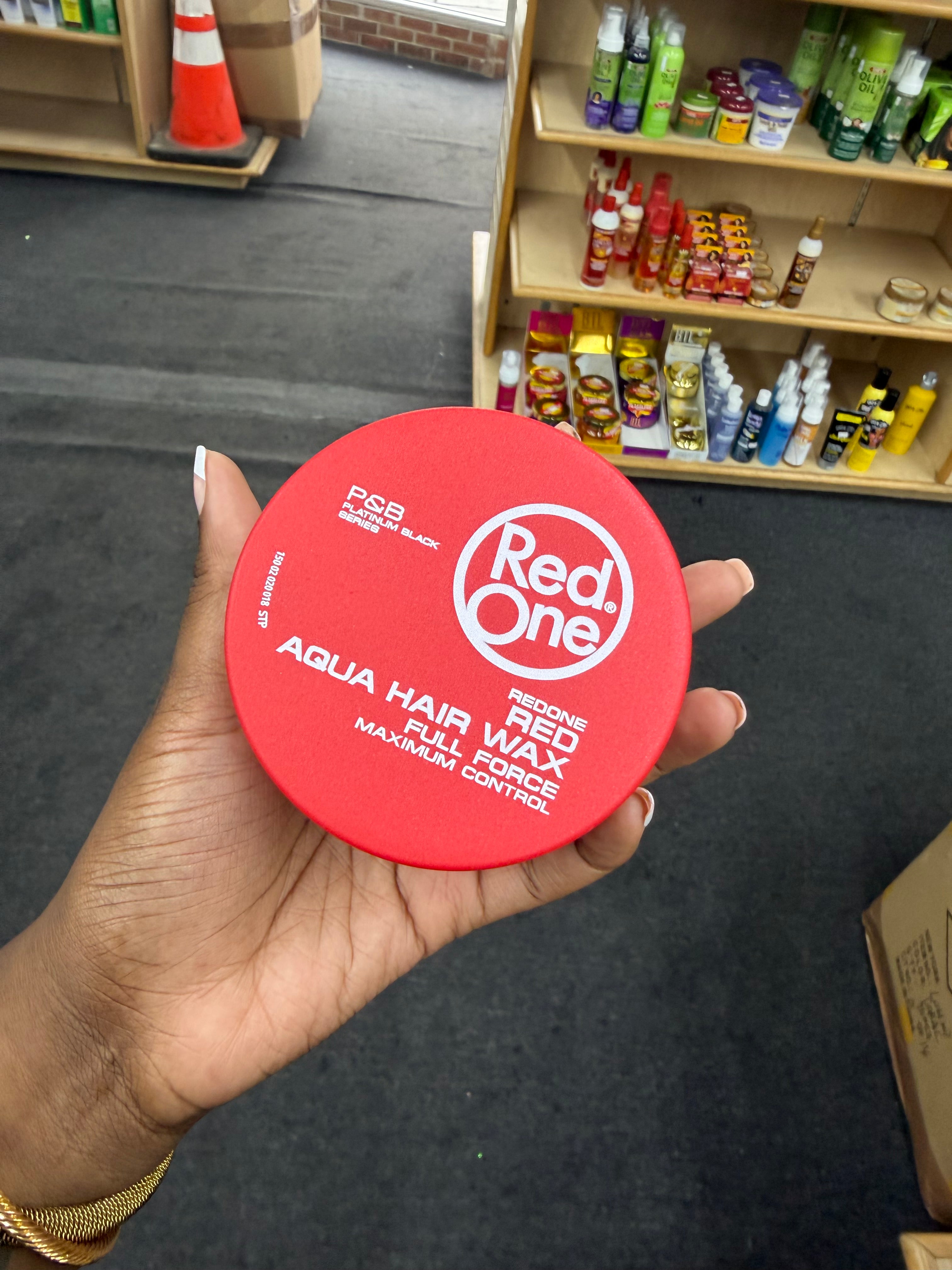 Red One Aqua Hair Wax Red 5.07oz
