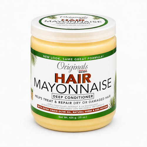 Africa’s Best Originals Hair Mayonnaise Deep Conditioner 15 oz front product image for dry and damaged hair repair