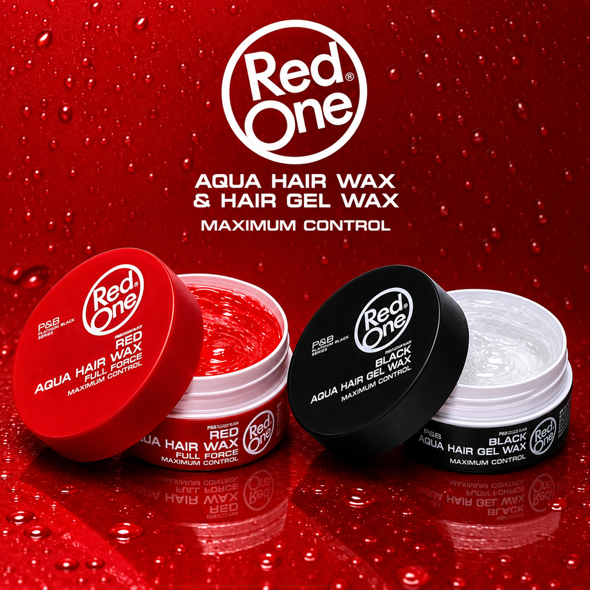 Red One Aqua Hair Wax Red – Full Force Maximum Control 5.07 oz