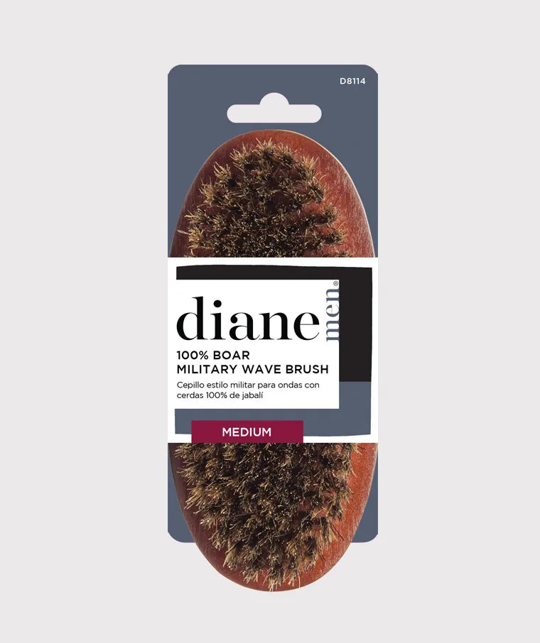 Diane Premium 100% Boar Wave Brush Medium D8114