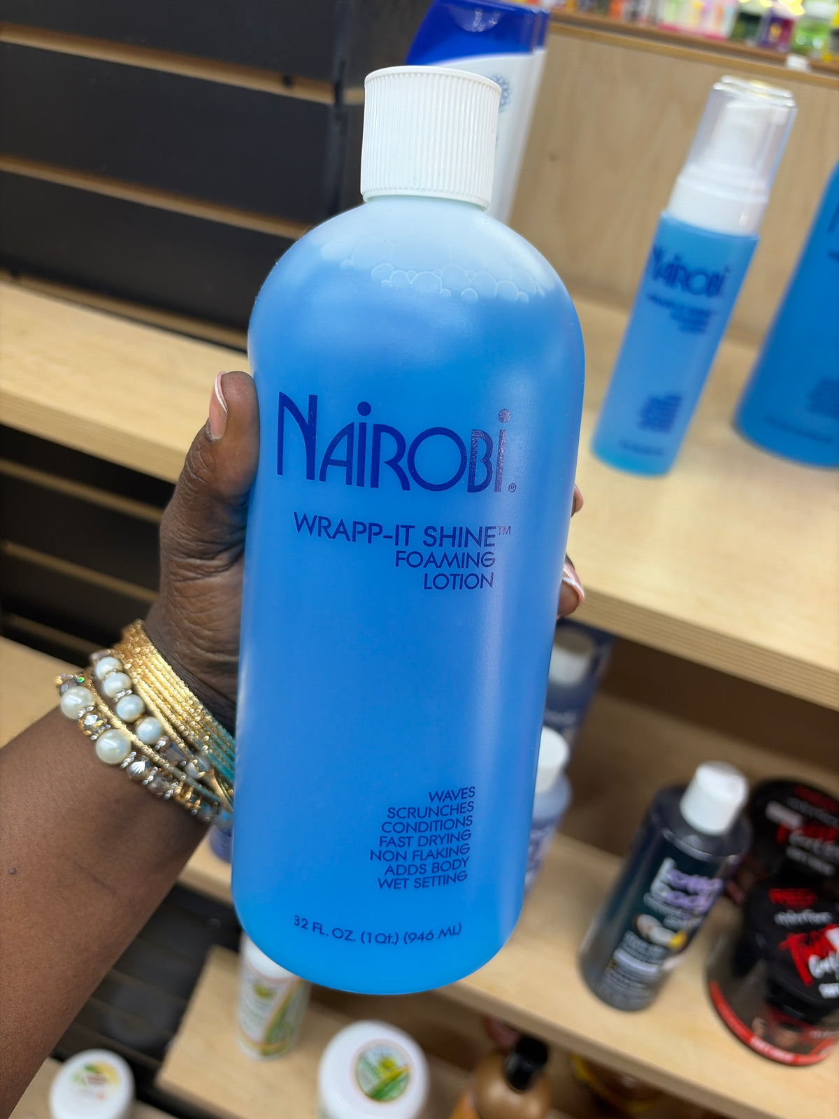 Nairobi Wrapp-It Shine Foaming Hair Lotion Mousse