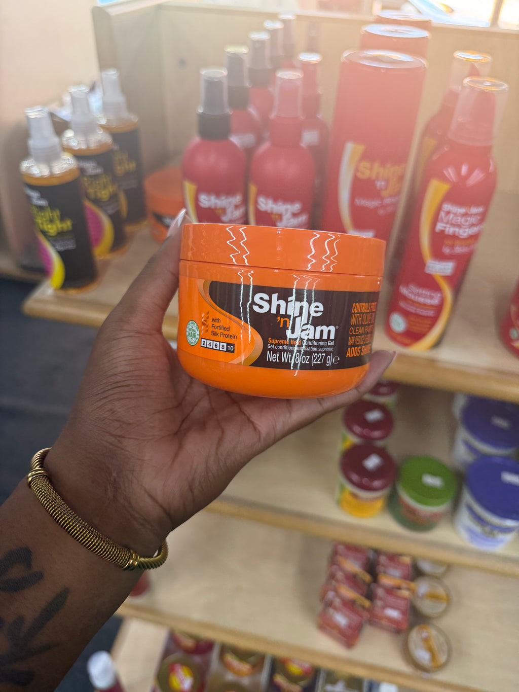 Shine N Jam Supreme Hold Braiding Gel