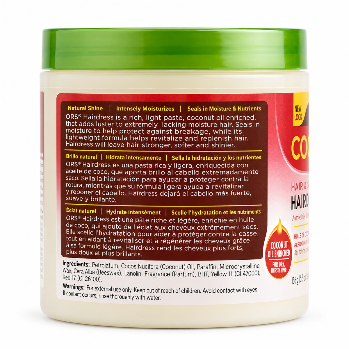 ORS Coconut Oil Infused Oil Blend Hair & Scalp Hairdress 5oz