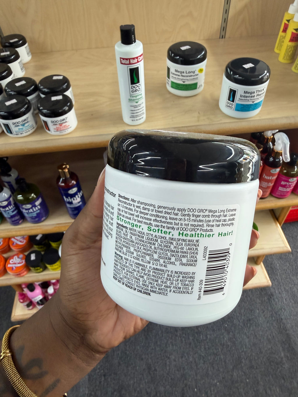 Doo Gro Mega Long Extreme Reconstructor Ultimate Strengthening Conditioner Deep Conditioner 16oz