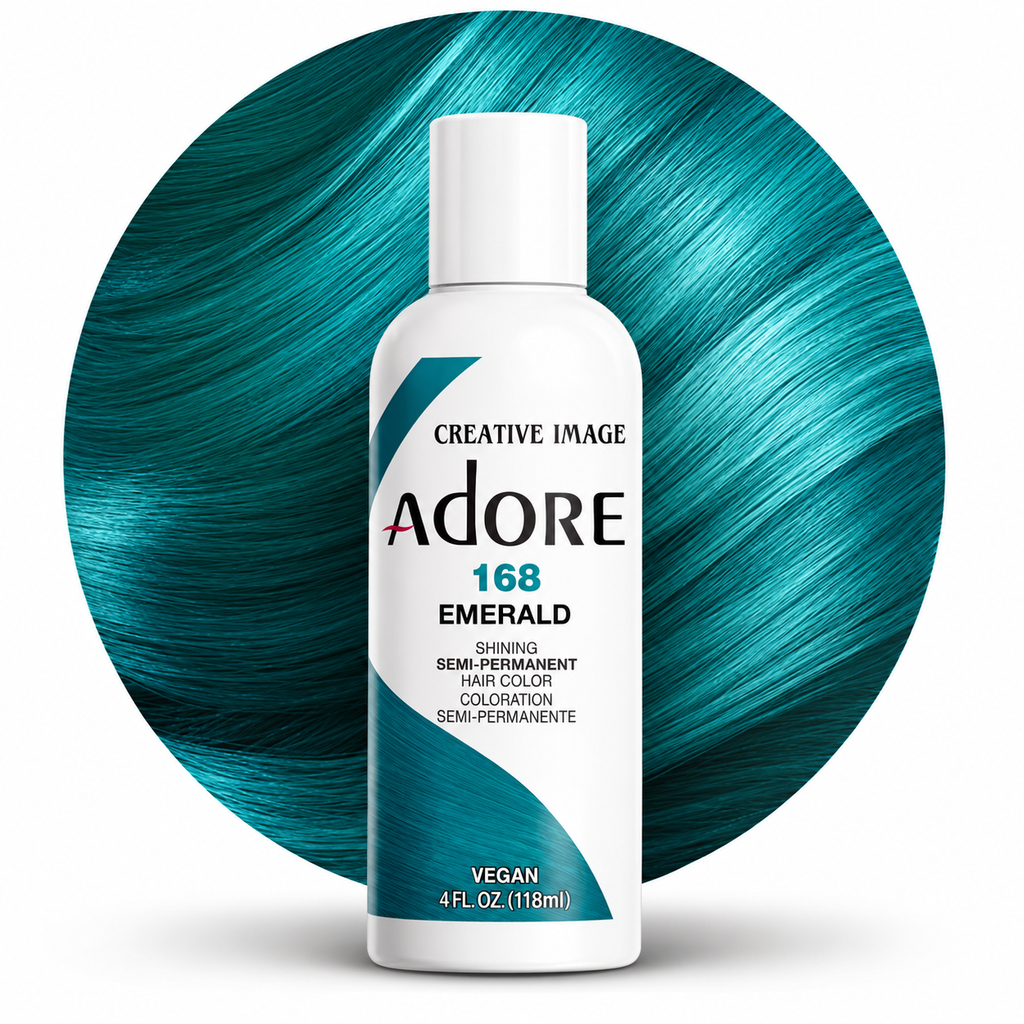Creative Image Adore Semi-Permanent Hair Color 168 Emerald – 4 oz