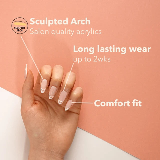 Ebin New York Mood: Too Classy Press On Toenails - 011