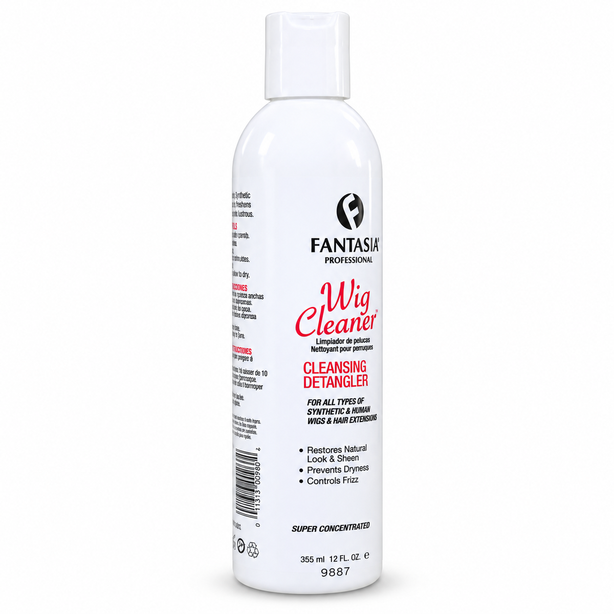 Fantasia Professional Wig Cleanser Cleaning Detangler 12oz